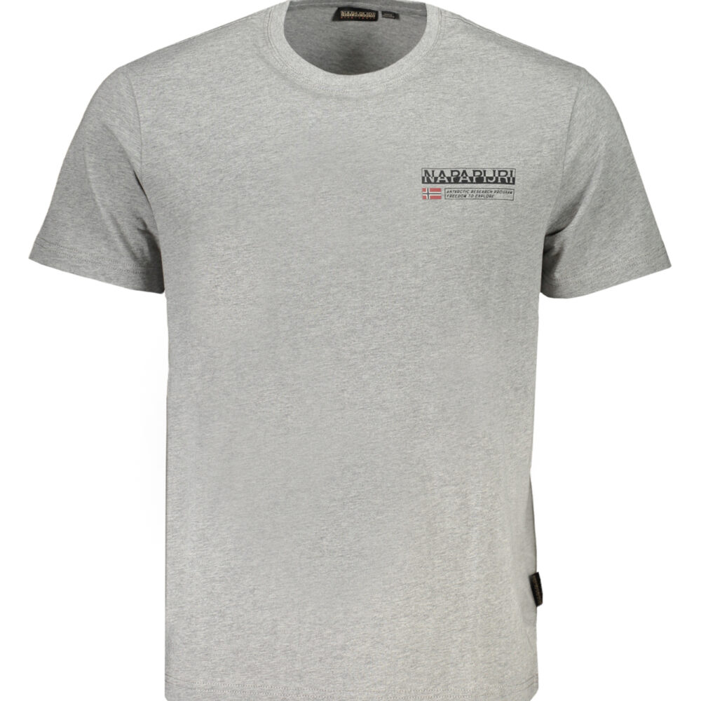 NAPAPIJRI T-SHIRT MANICHE CORTE UOMO GRIGIO