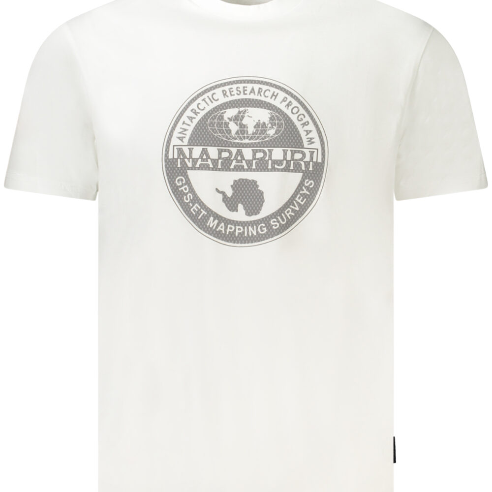 NAPAPIJRI T-SHIRT MANICHE CORTE UOMO BIANCO