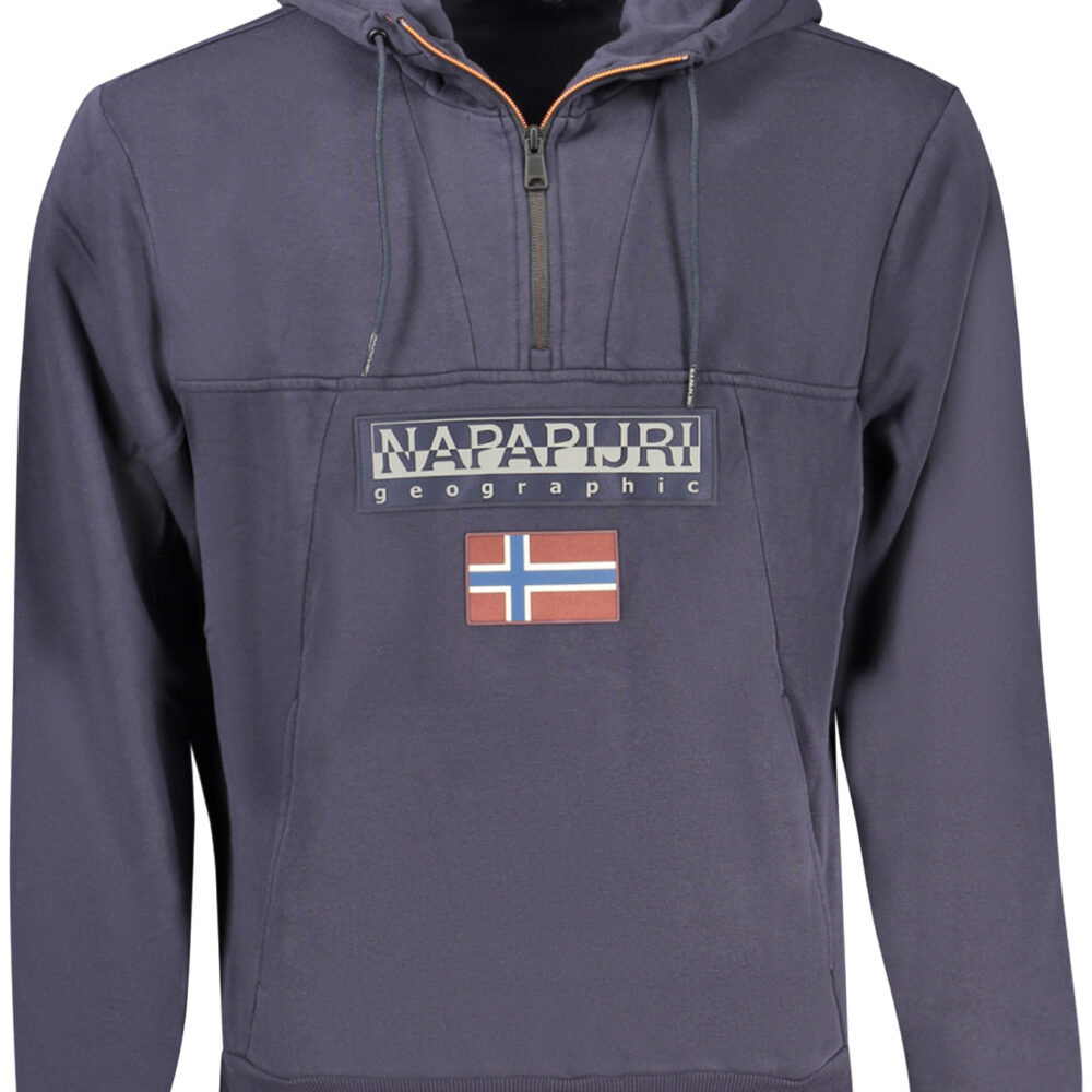 NAPAPIJRI FELPA SENZA ZIP UOMO BLU