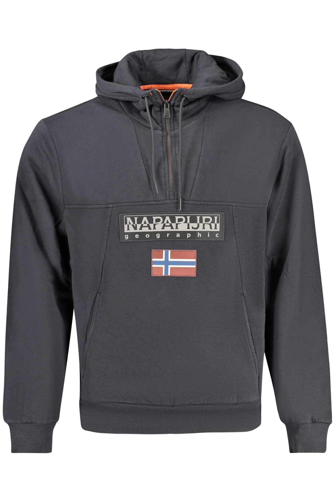 NAPAPIJRI FELPA SENZA ZIP UOMO NERO