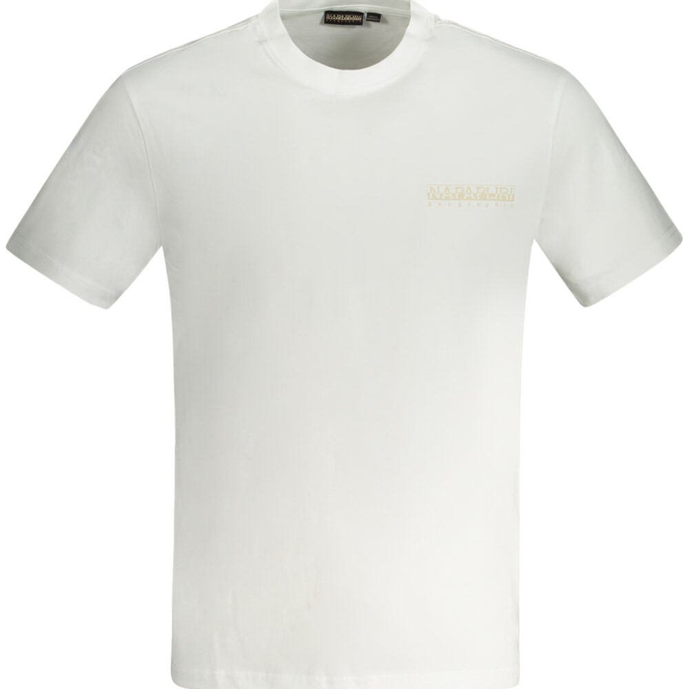 NAPAPIJRI T-SHIRT MANICHE CORTE UOMO BIANCO