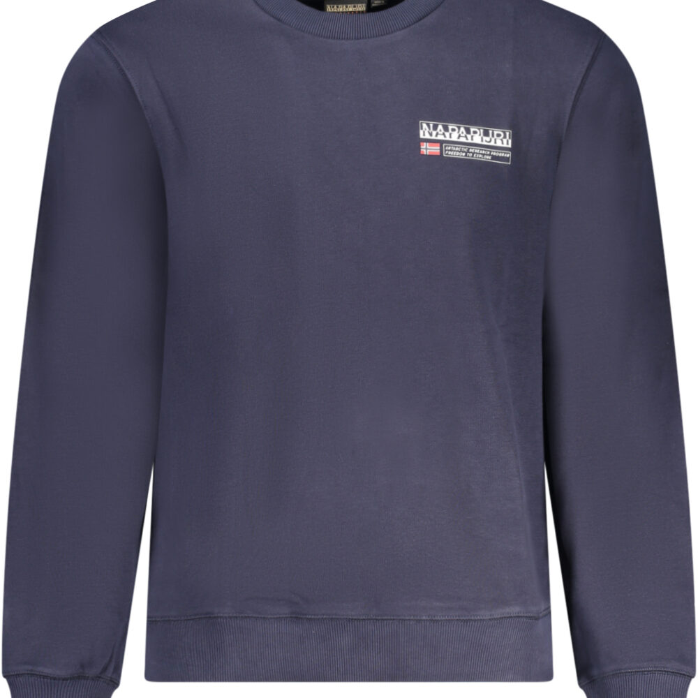 NAPAPIJRI FELPA SENZA ZIP UOMO BLU