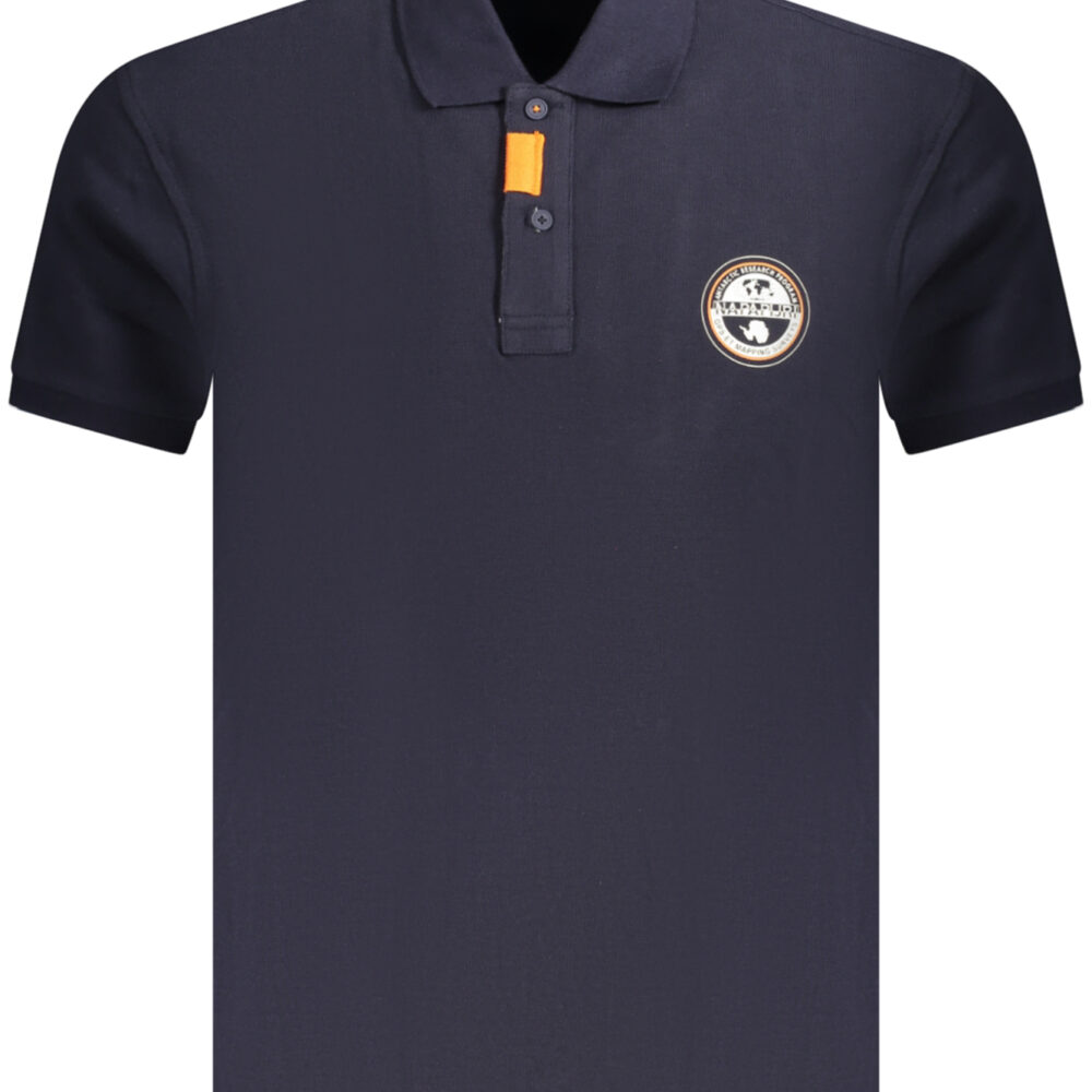 NAPAPIJRI POLO MANICHE CORTE UOMO BLU