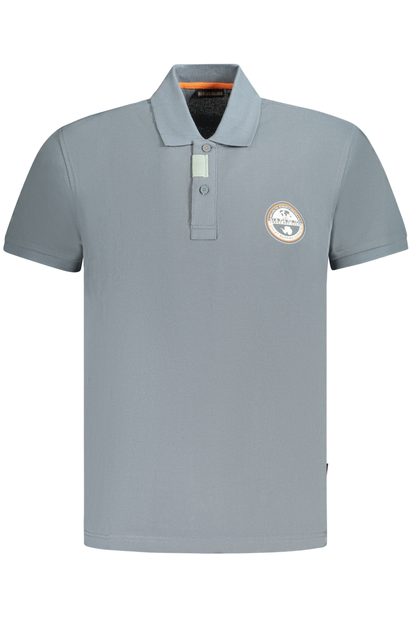 NAPAPIJRI POLO MANICHE CORTE UOMO GRIGIO