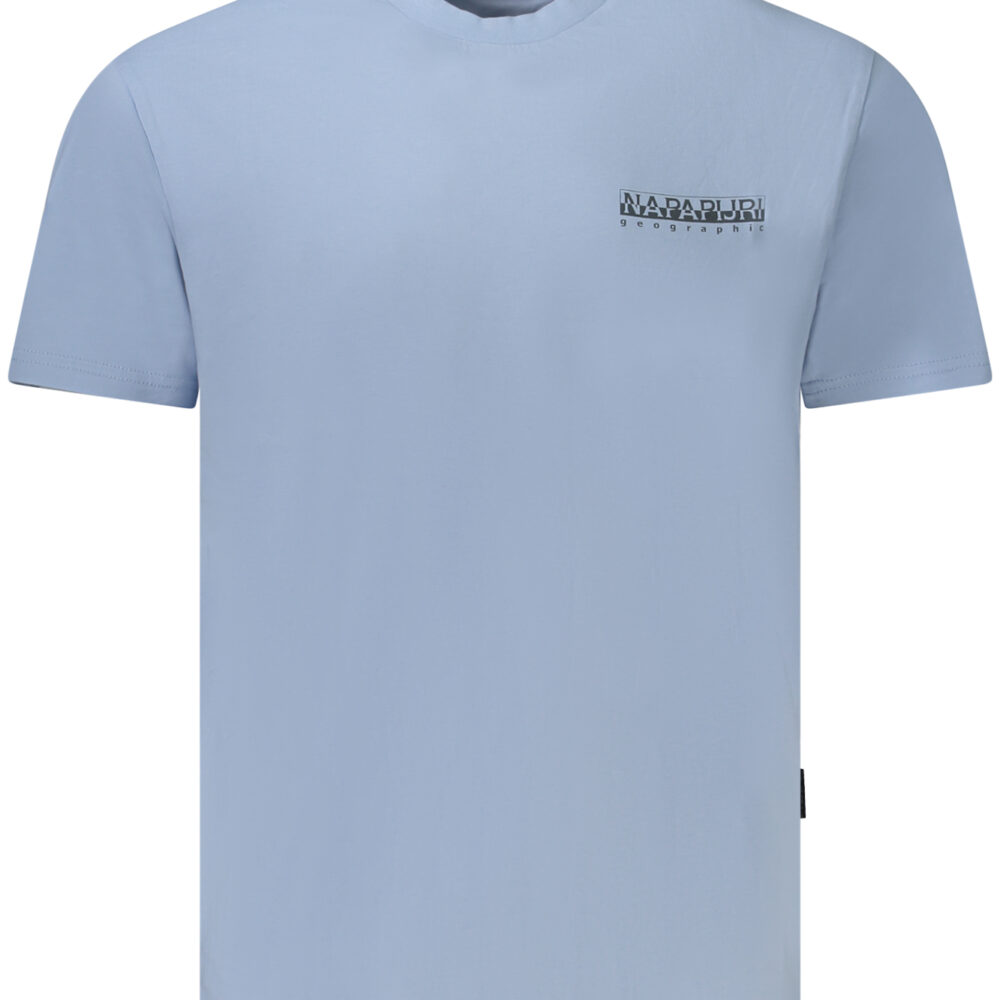 NAPAPIJRI T-SHIRT MANICHE CORTE UOMO AZZURRO