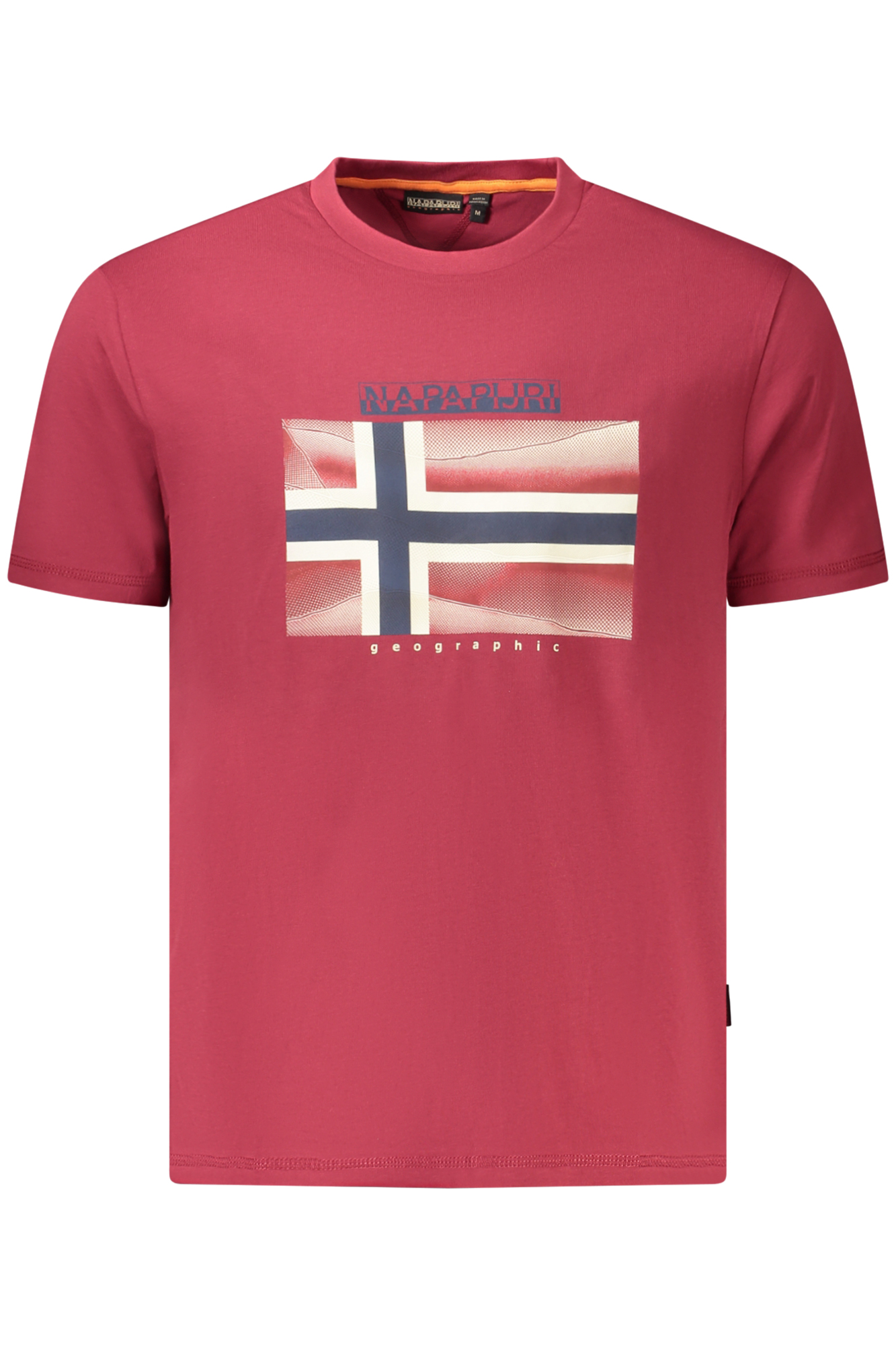 NAPAPIJRI T-SHIRT MANICHE CORTE UOMO ROSSO