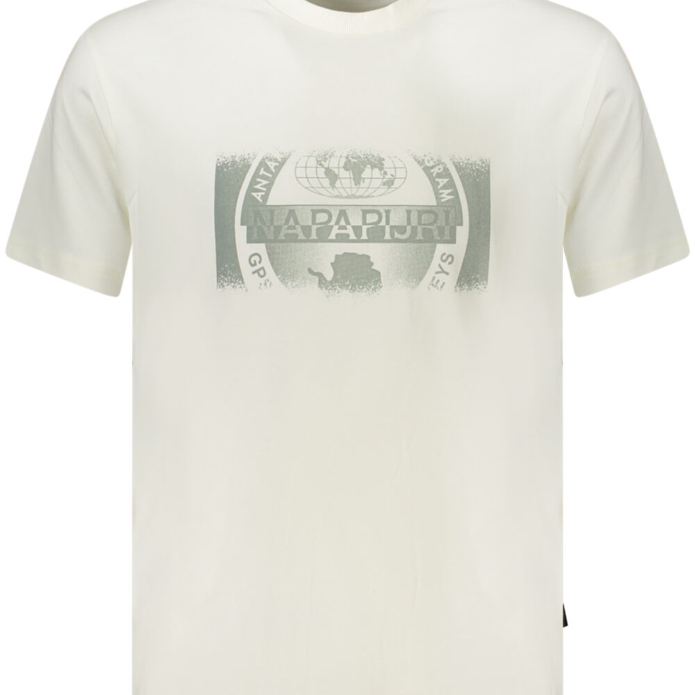 NAPAPIJRI T-SHIRT MANICHE CORTE UOMO BIANCO