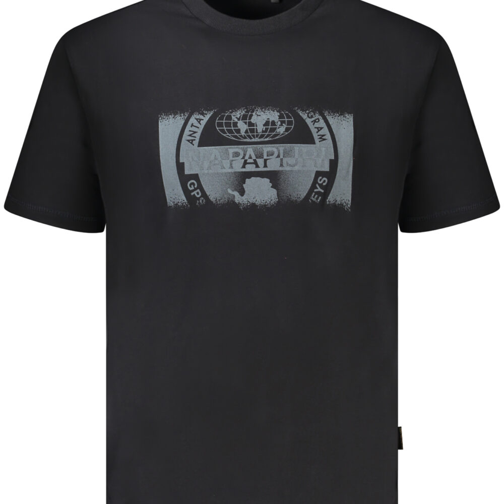 NAPAPIJRI T-SHIRT MANICHE CORTE UOMO NERO