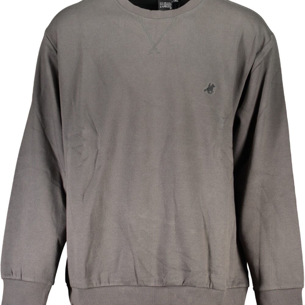 U.S. GRAND POLO FELPA SENZA ZIP UOMO GRIGIO