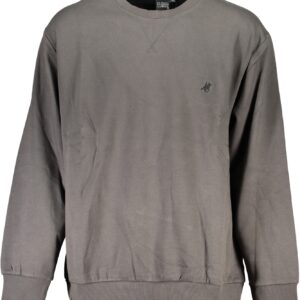 U.S. GRAND POLO FELPA SENZA ZIP UOMO GRIGIO