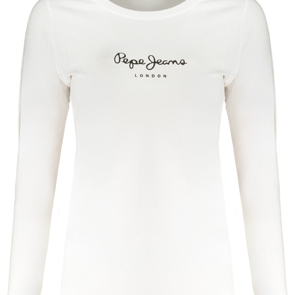 PEPE JEANS T-SHIRT MANICHE LUNGHE DONNA BIANCO