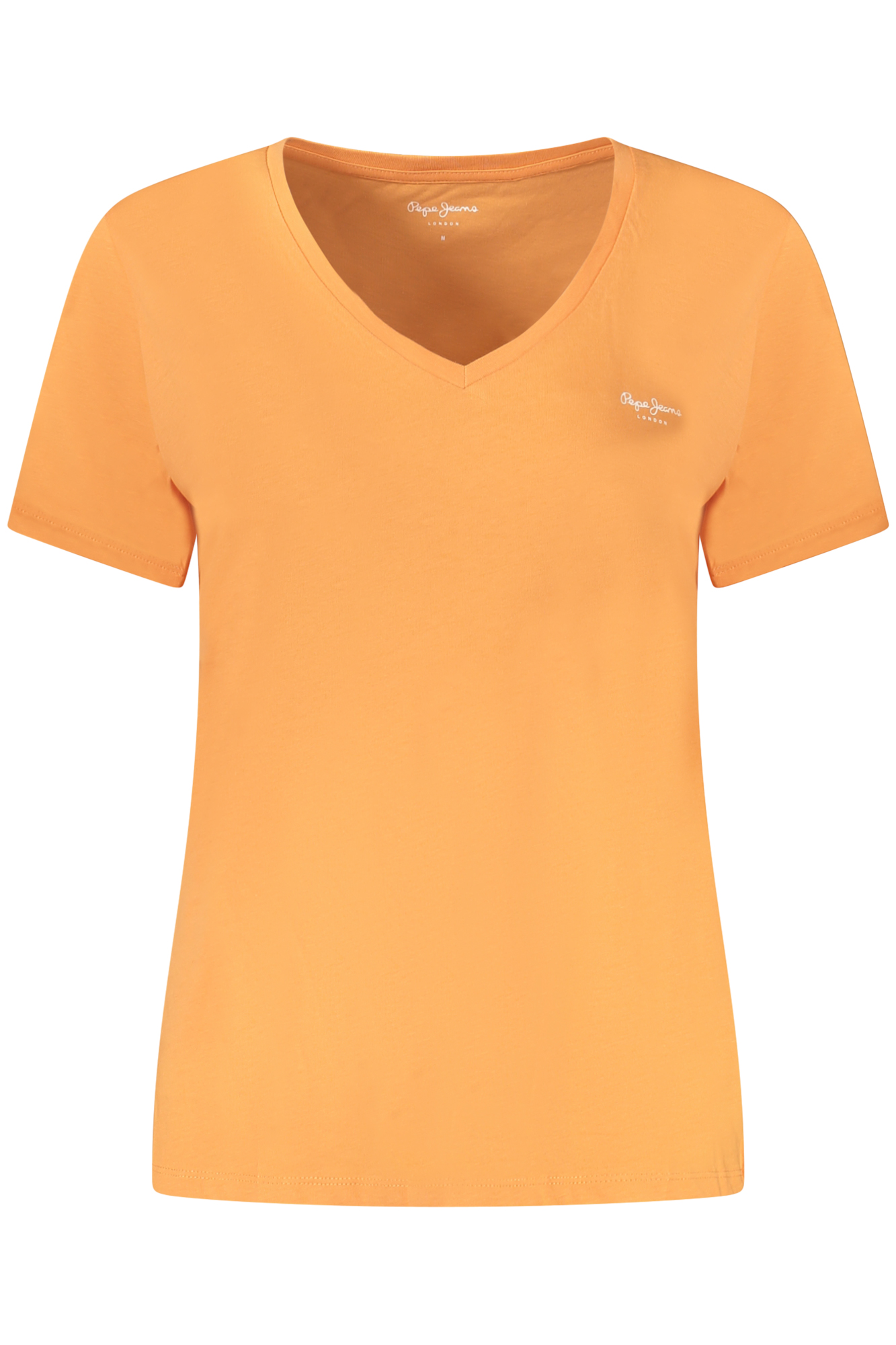 PEPE JEANS T-SHIRT MANICHE CORTE DONNA ARANCIO