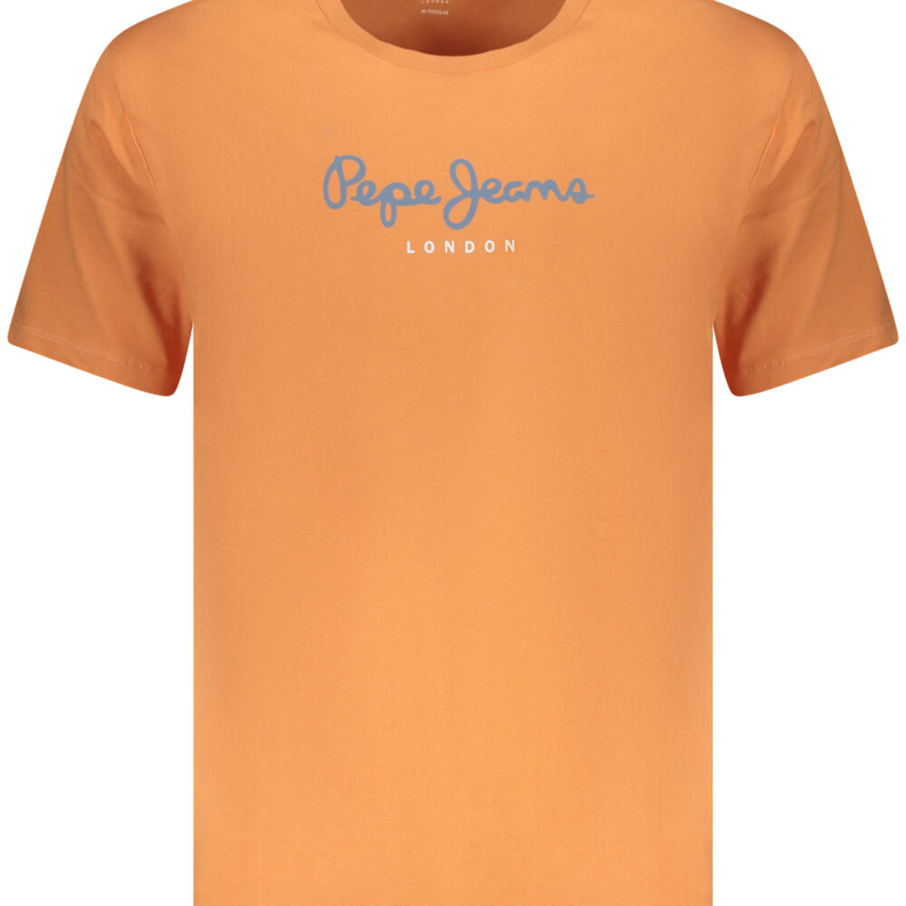 PEPE JEANS T-SHIRT MANICHE CORTE UOMO ARANCIO