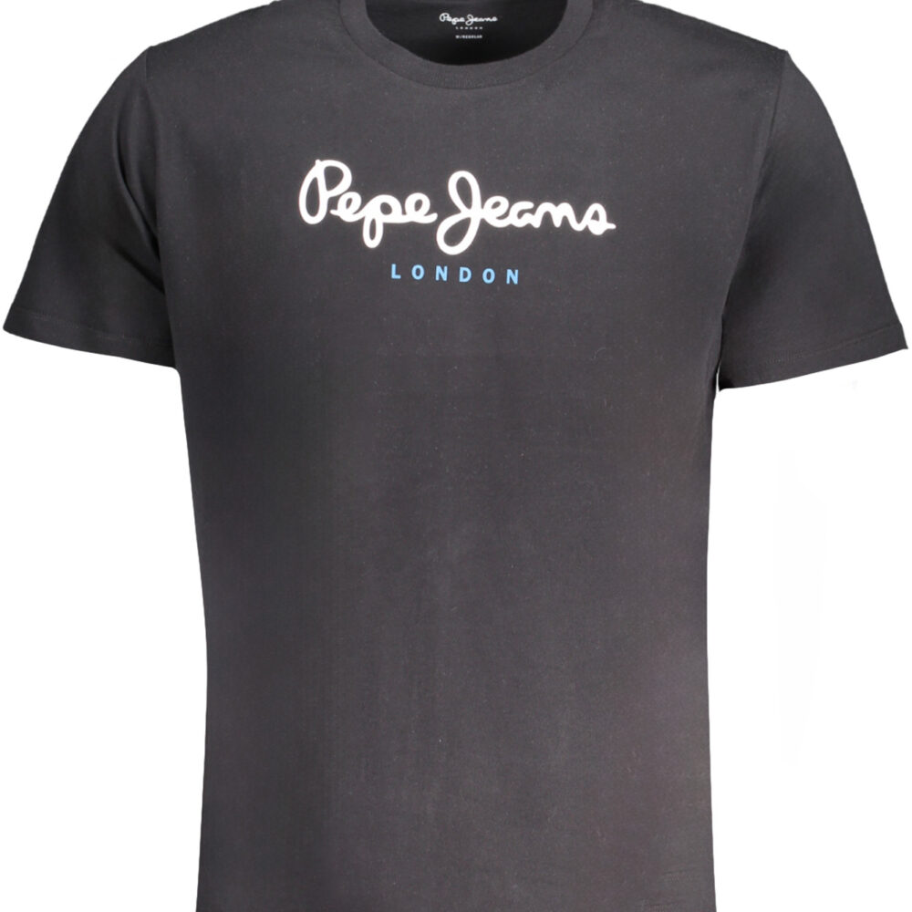 PEPE JEANS T-SHIRT MANICHE CORTE UOMO NERO