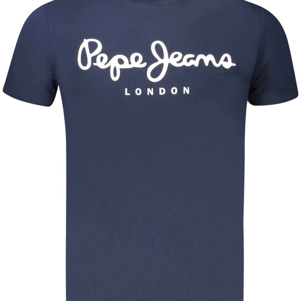 PEPE JEANS T-SHIRT MANICHE CORTE UOMO BLU