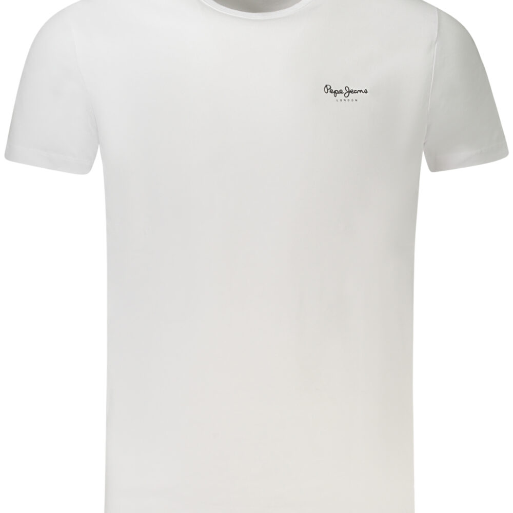 PEPE JEANS T-SHIRT MANICHE CORTE UOMO BIANCO