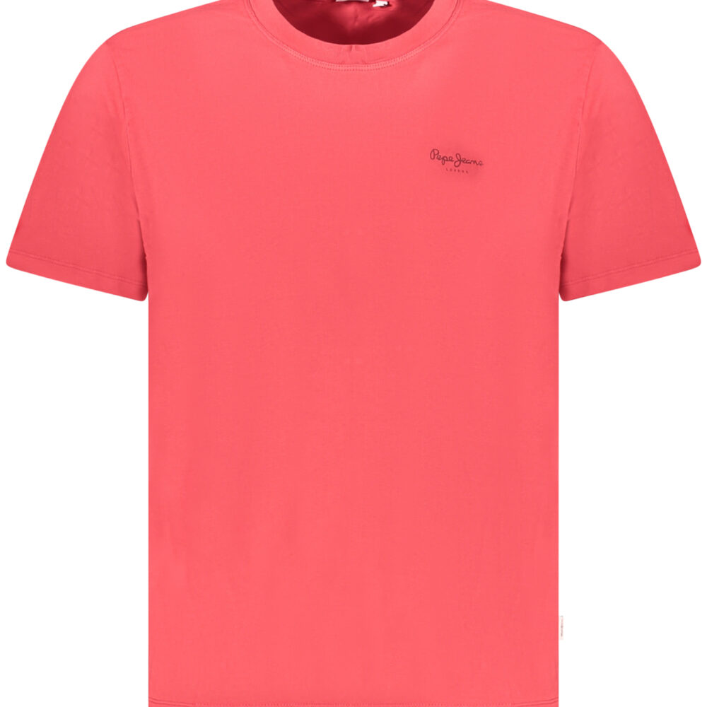 PEPE JEANS T-SHIRT MANICHE CORTE UOMO ROSSO