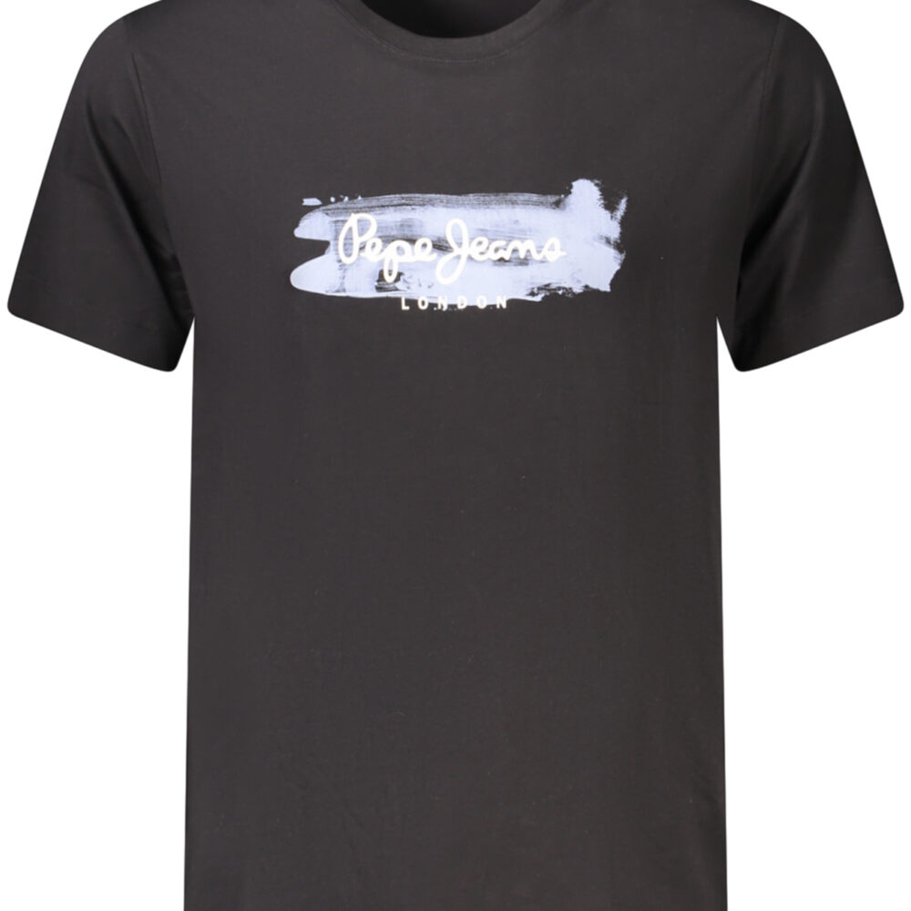 PEPE JEANS T-SHIRT MANICHE CORTE UOMO NERO