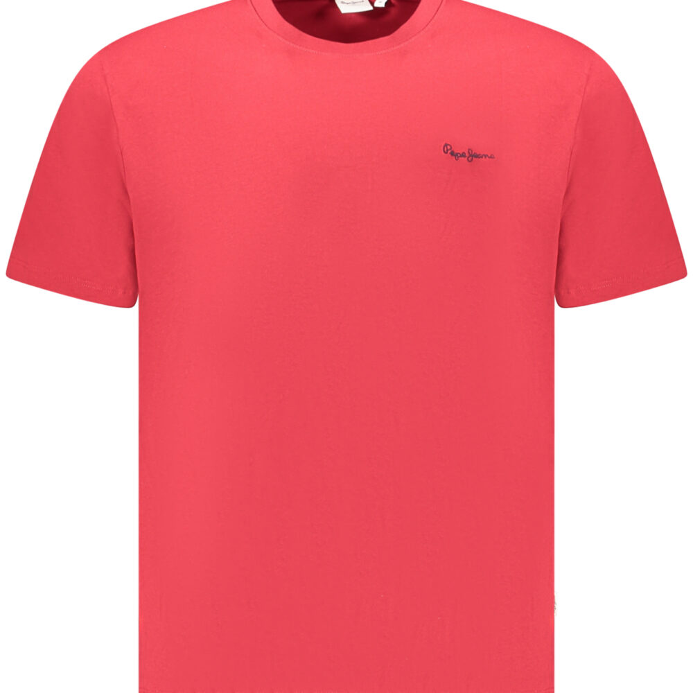 PEPE JEANS T-SHIRT MANICHE CORTE UOMO ROSSO