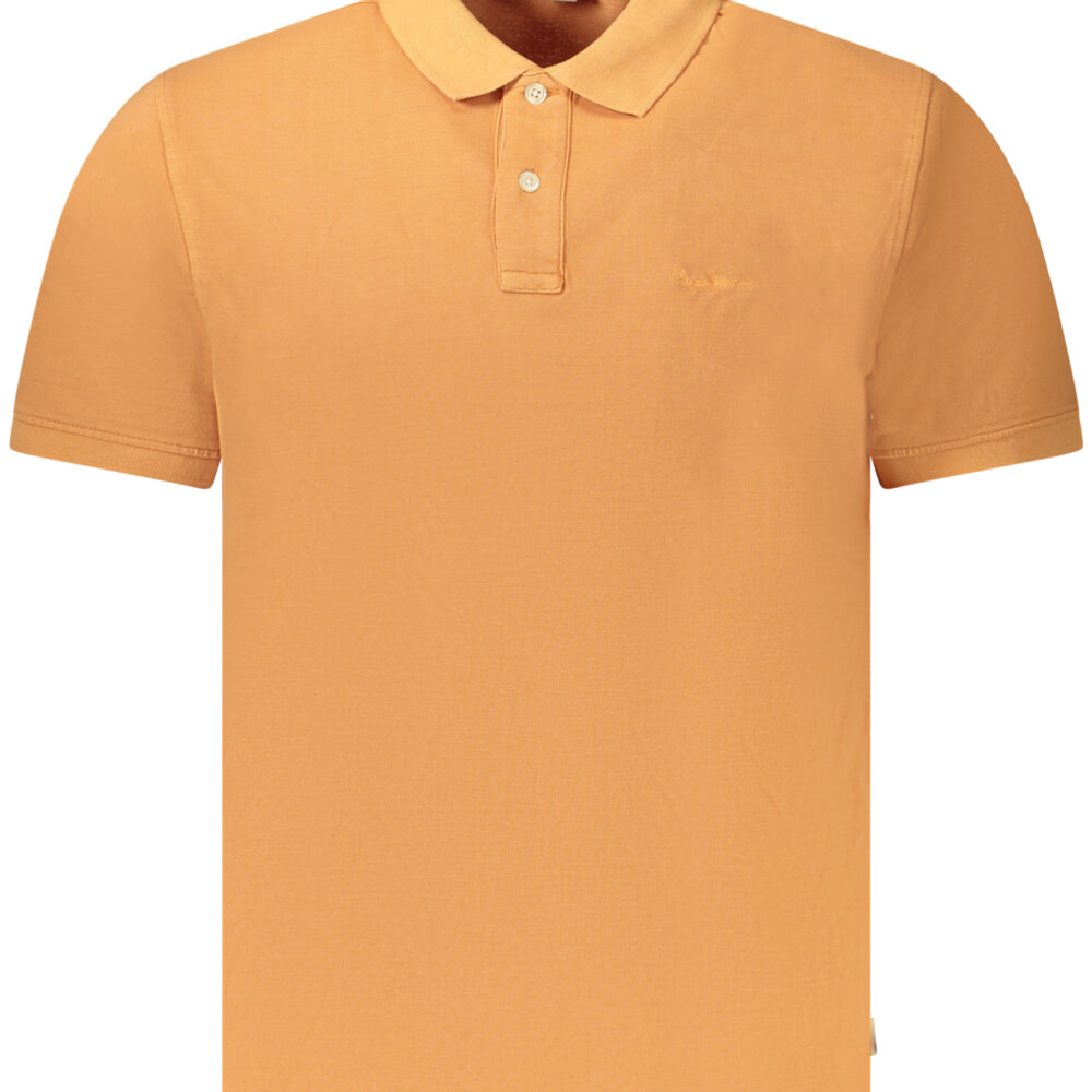 PEPE JEANS POLO MANICHE CORTE UOMO ARANCIO