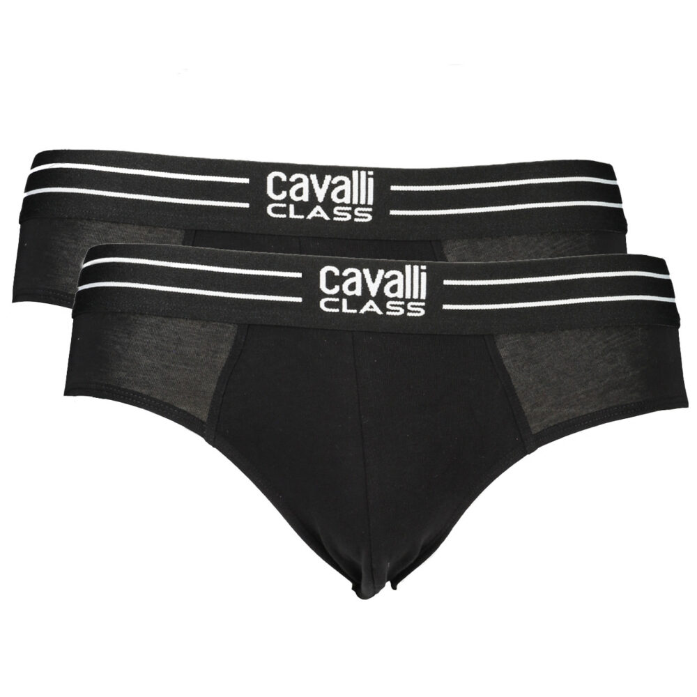 CAVALLI CLASS SLIP UOMO NERO
