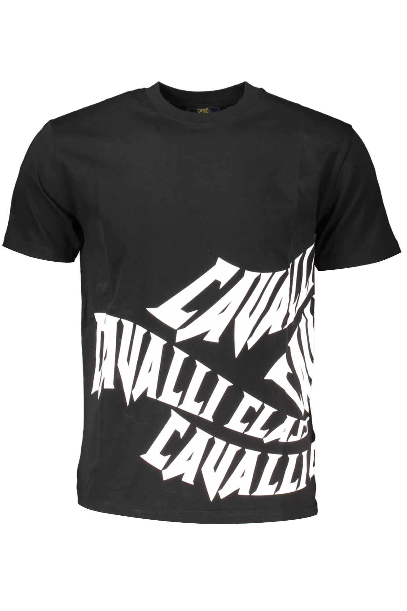 CAVALLI CLASS T-SHIRT MANICHE CORTE UOMO NERO
