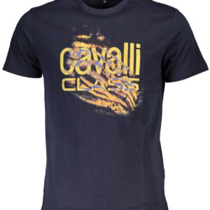 CAVALLI CLASS T-SHIRT MANICHE CORTE UOMO BLU