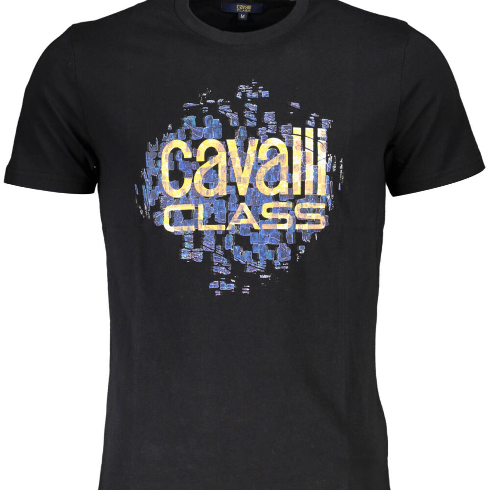 CAVALLI CLASS T-SHIRT MANICHE CORTE UOMO NERO