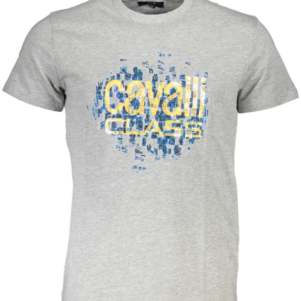 CAVALLI CLASS T-SHIRT MANICHE CORTE UOMO GRIGIO
