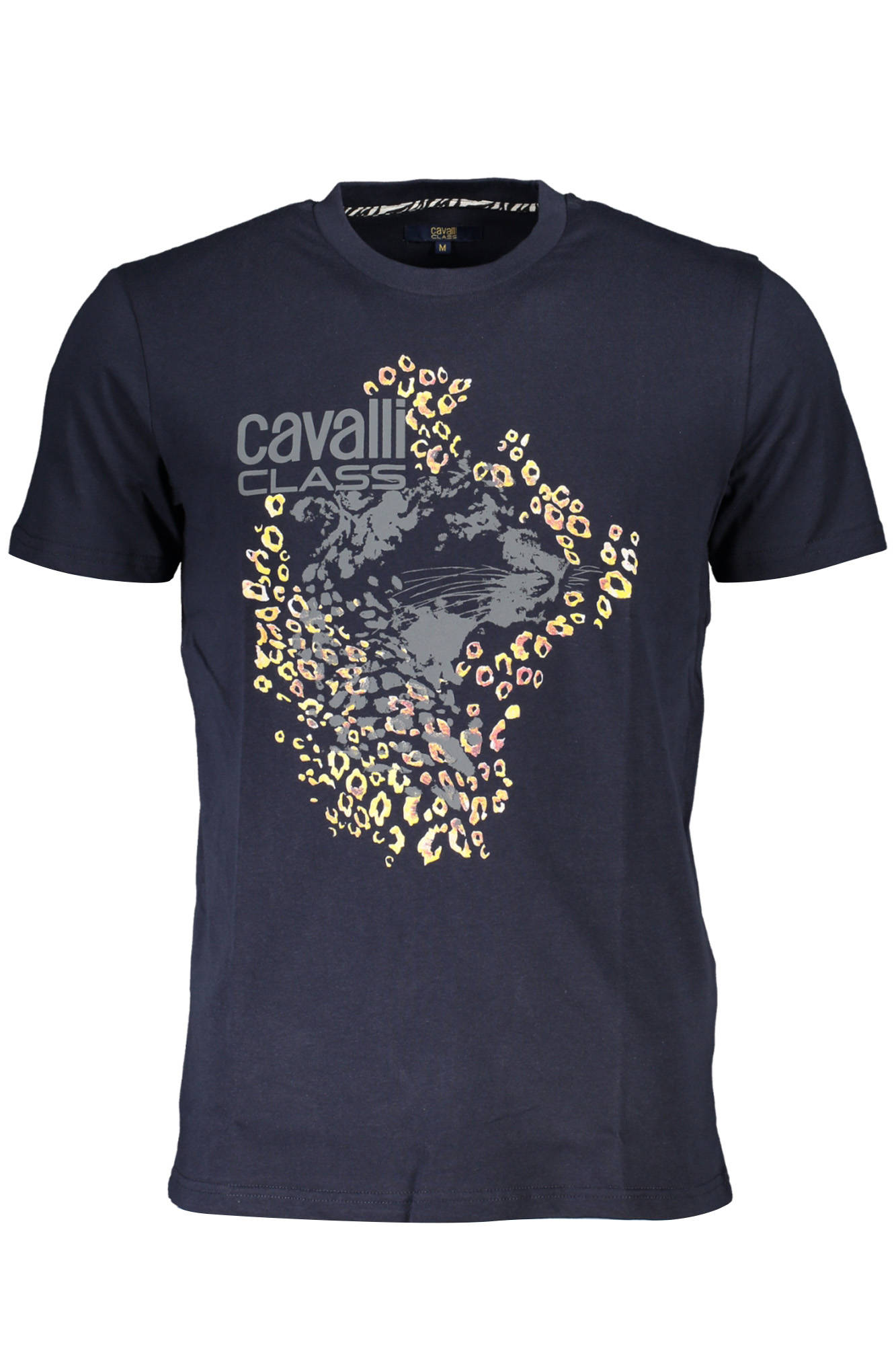 CAVALLI CLASS T-SHIRT MANICHE CORTE UOMO BLU