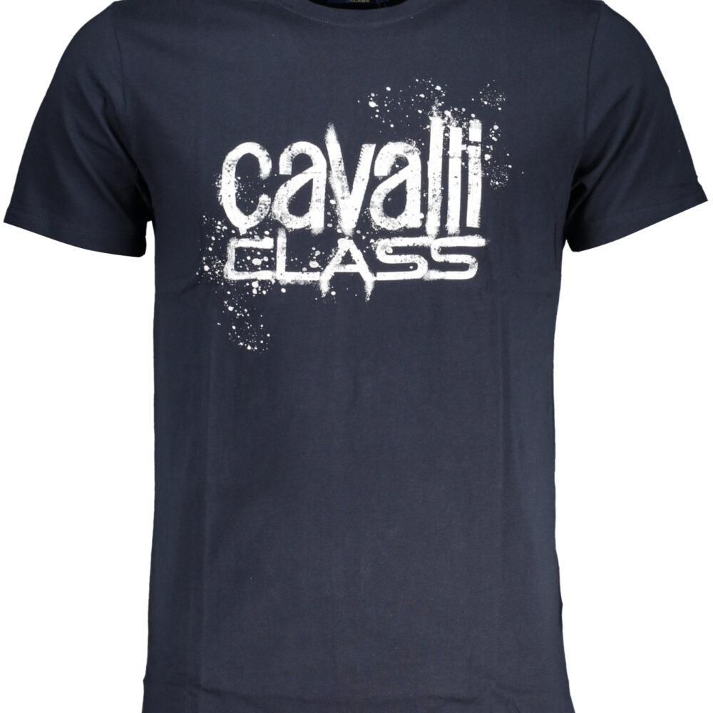 CAVALLI CLASS T-SHIRT MANICHE CORTE UOMO BLU