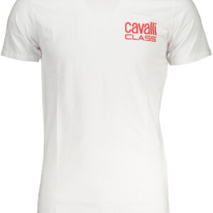 CAVALLI CLASS T-SHIRT MANICHE CORTE UOMO BIANCO