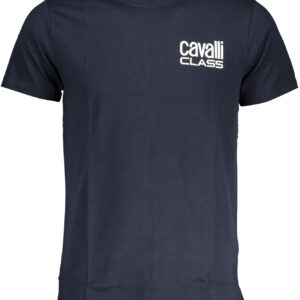 CAVALLI CLASS T-SHIRT MANICHE CORTE UOMO BLU