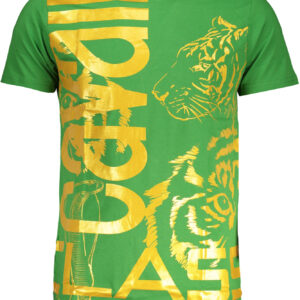 CAVALLI CLASS T-SHIRT MANICHE CORTE UOMO VERDE