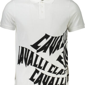 CAVALLI CLASS POLO MANICHE CORTE UOMO BIANCO