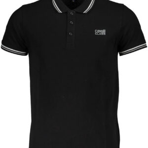 CAVALLI CLASS POLO MANICHE CORTE UOMO NERO