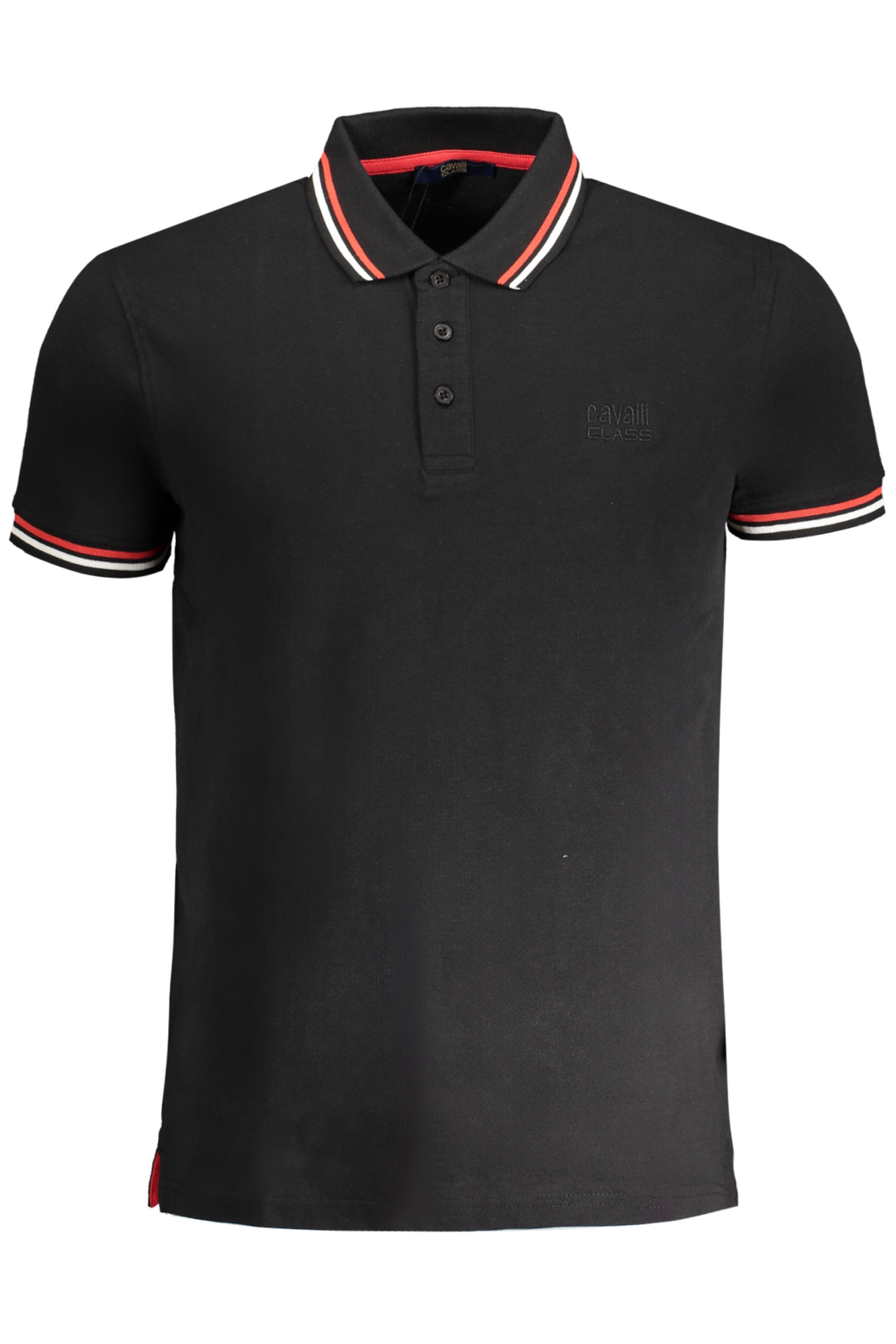 CAVALLI CLASS POLO MANICHE CORTE UOMO NERO