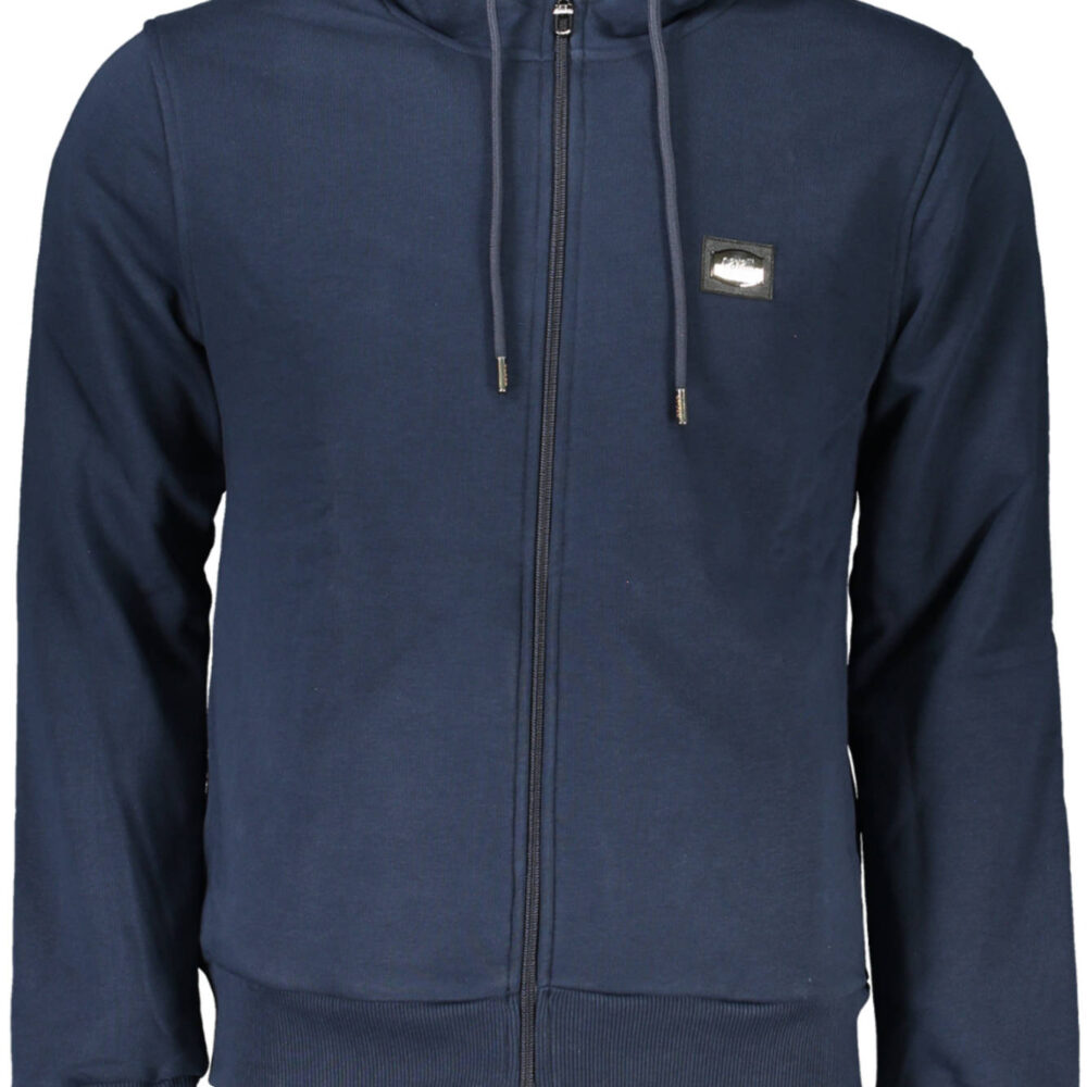 CAVALLI CLASS FELPA CON ZIP UOMO BLU