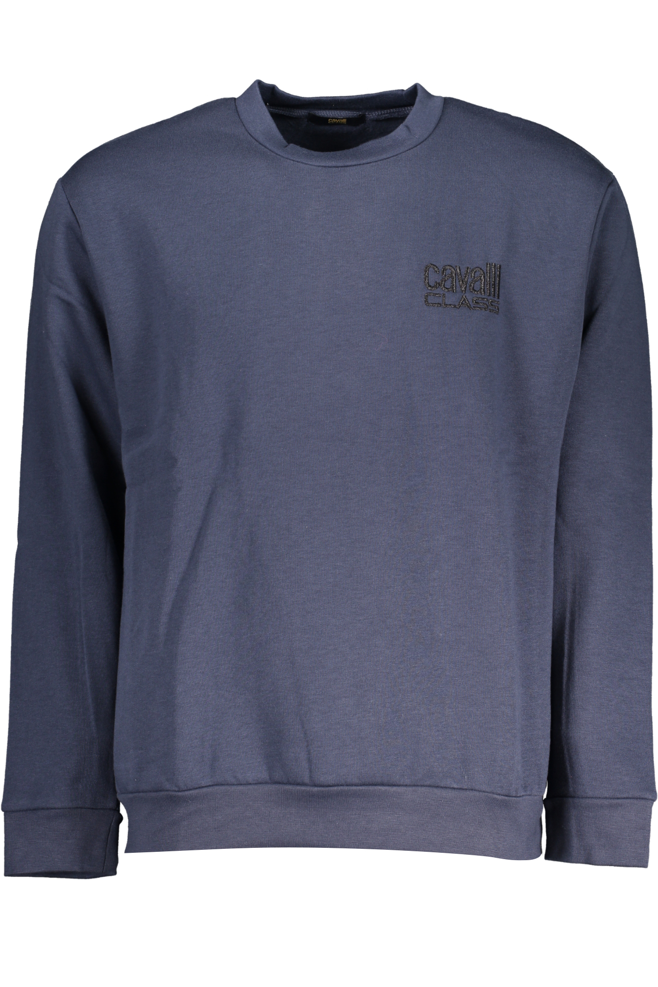 CAVALLI CLASS FELPA SENZA ZIP UOMO BLU
