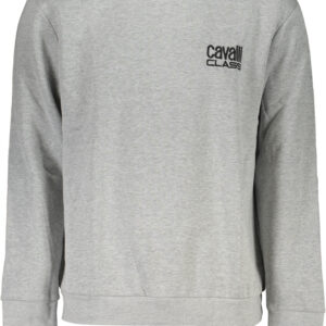 CAVALLI CLASS FELPA SENZA ZIP UOMO GRIGIO