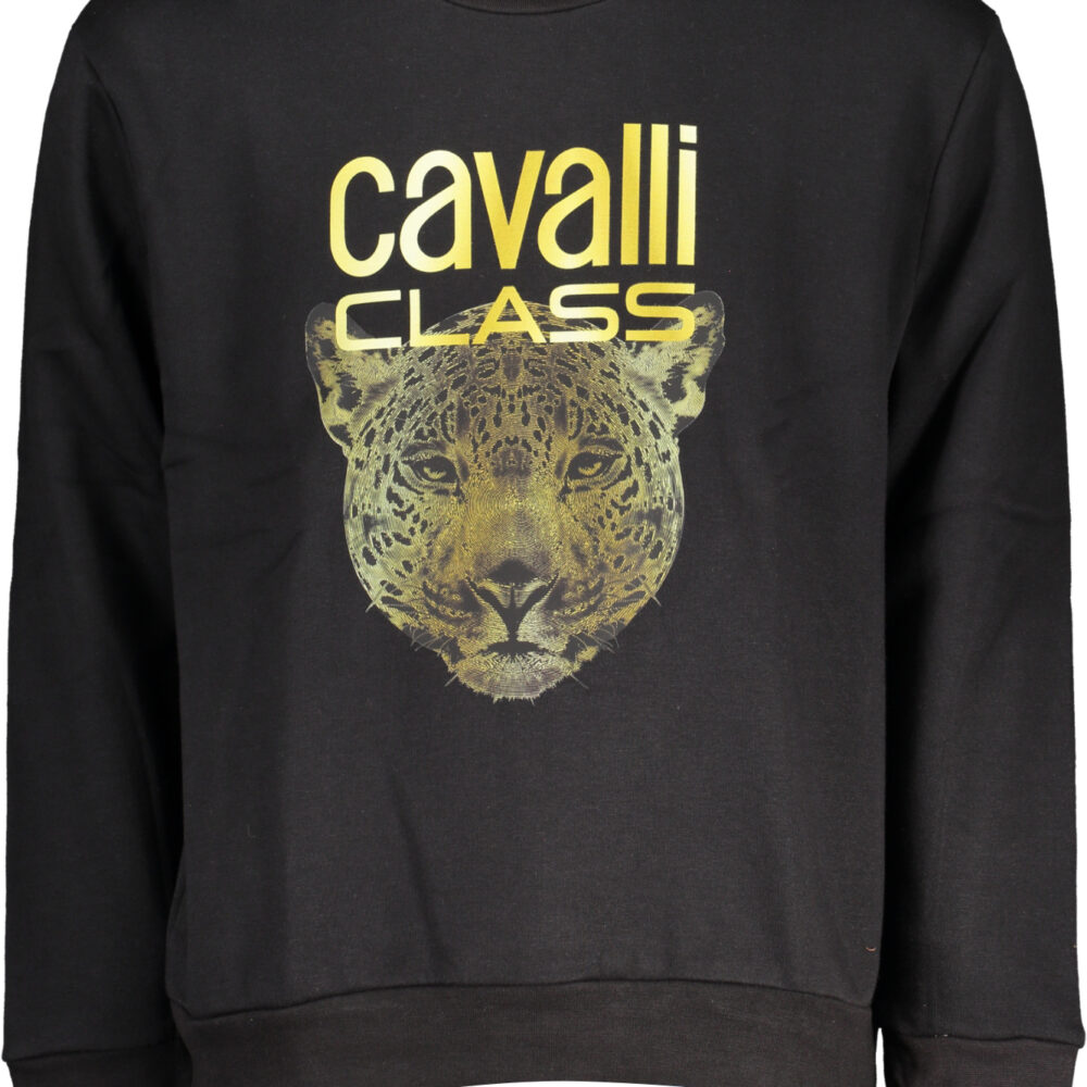 CAVALLI CLASS FELPA SENZA ZIP DONNA NERO