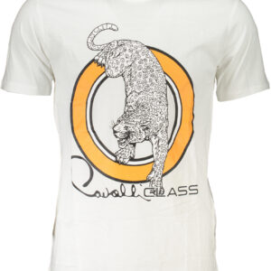CAVALLI CLASS T-SHIRT MANICHE CORTE UOMO BIANCO