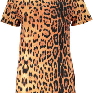 CAVALLI CLASS T-SHIRT MANICHE CORTE DONNA ARANCIO