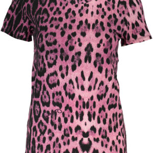 CAVALLI CLASS T-SHIRT MANICHE CORTE DONNA ROSA