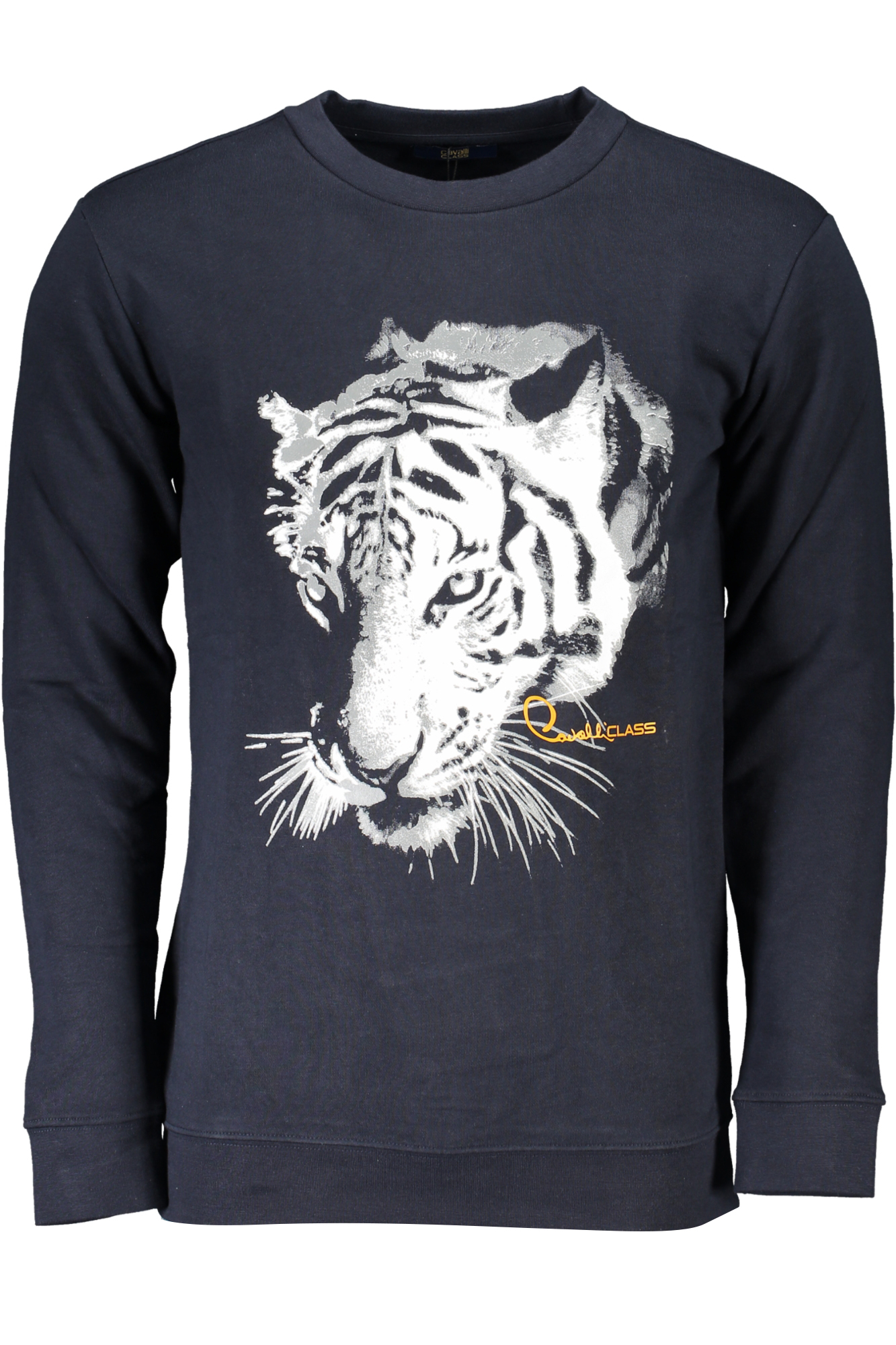 CAVALLI CLASS FELPA SENZA ZIP UOMO BLU