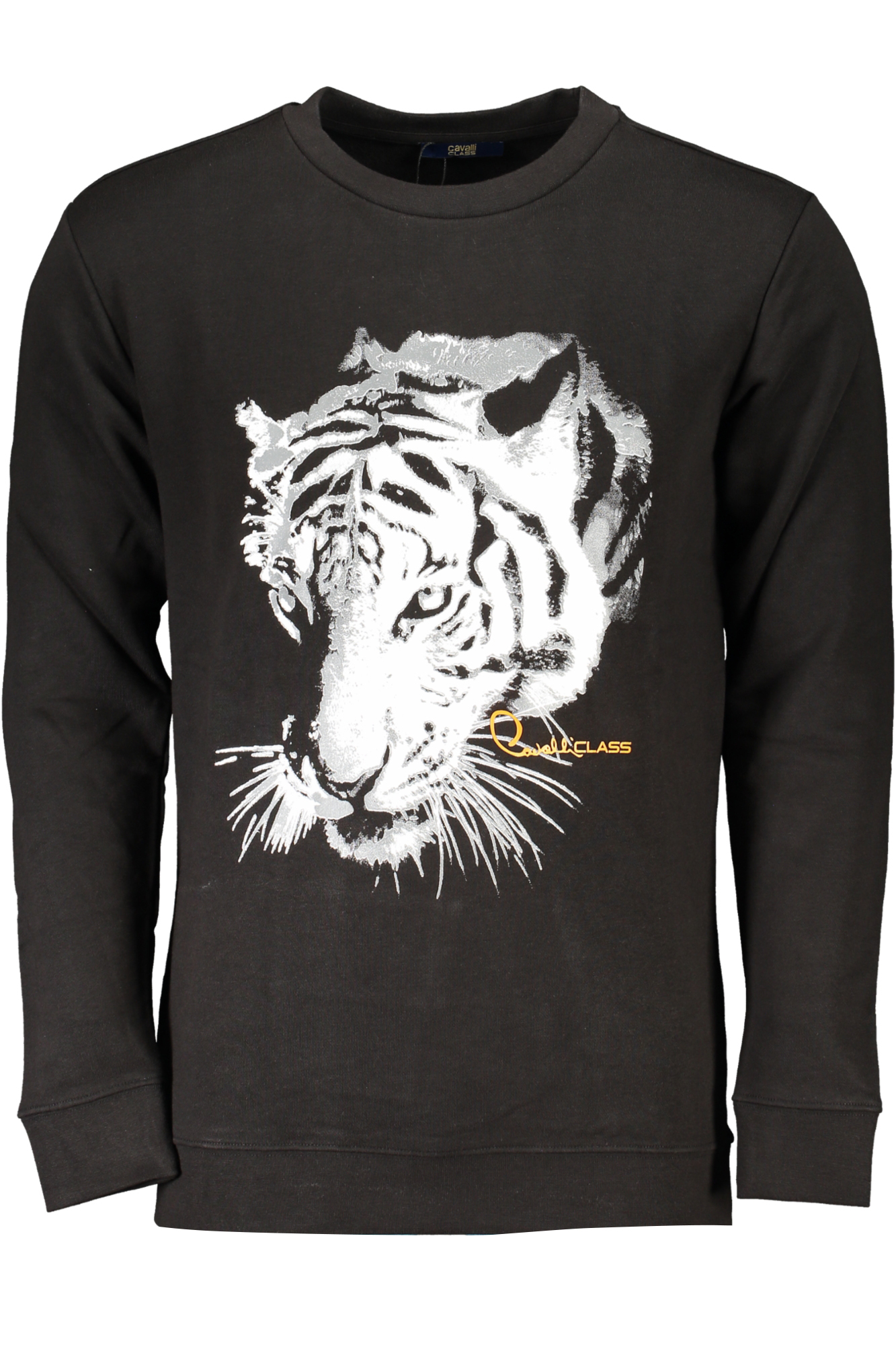 CAVALLI CLASS FELPA SENZA ZIP UOMO NERO