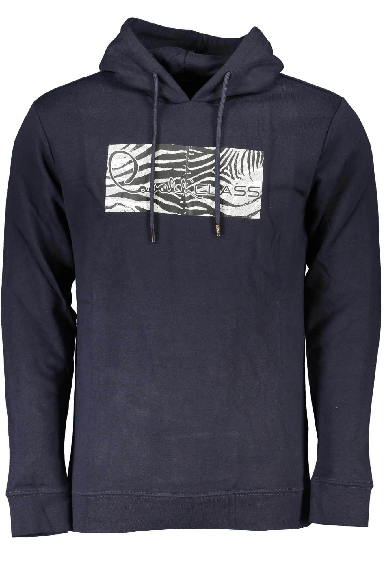 CAVALLI CLASS FELPA SENZA ZIP UOMO BLU