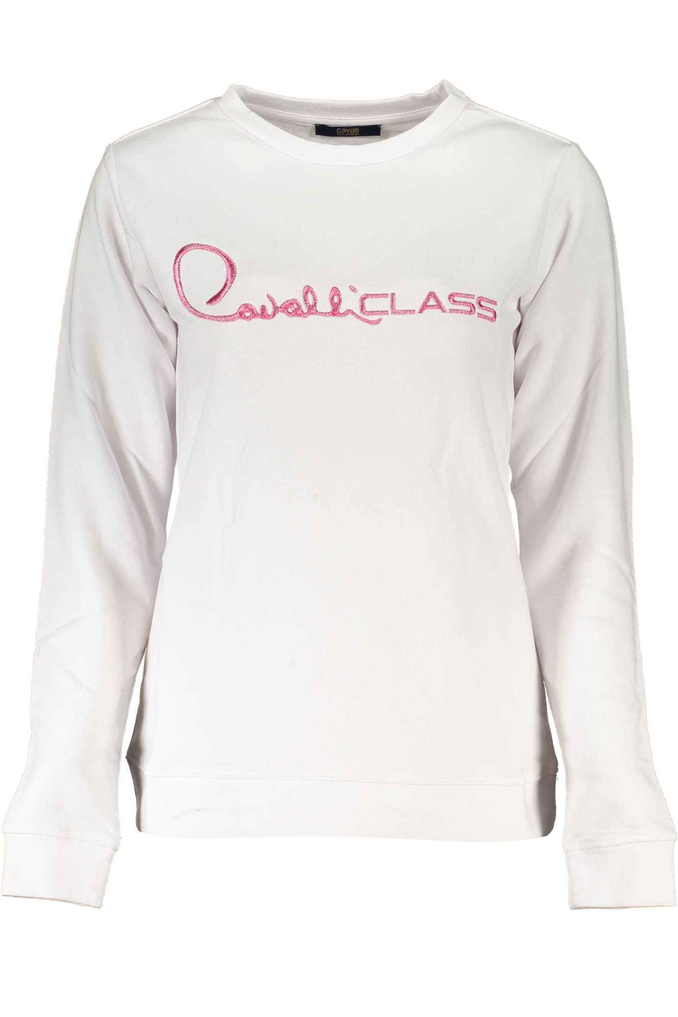 CAVALLI CLASS FELPA SENZA ZIP DONNA BIANCO