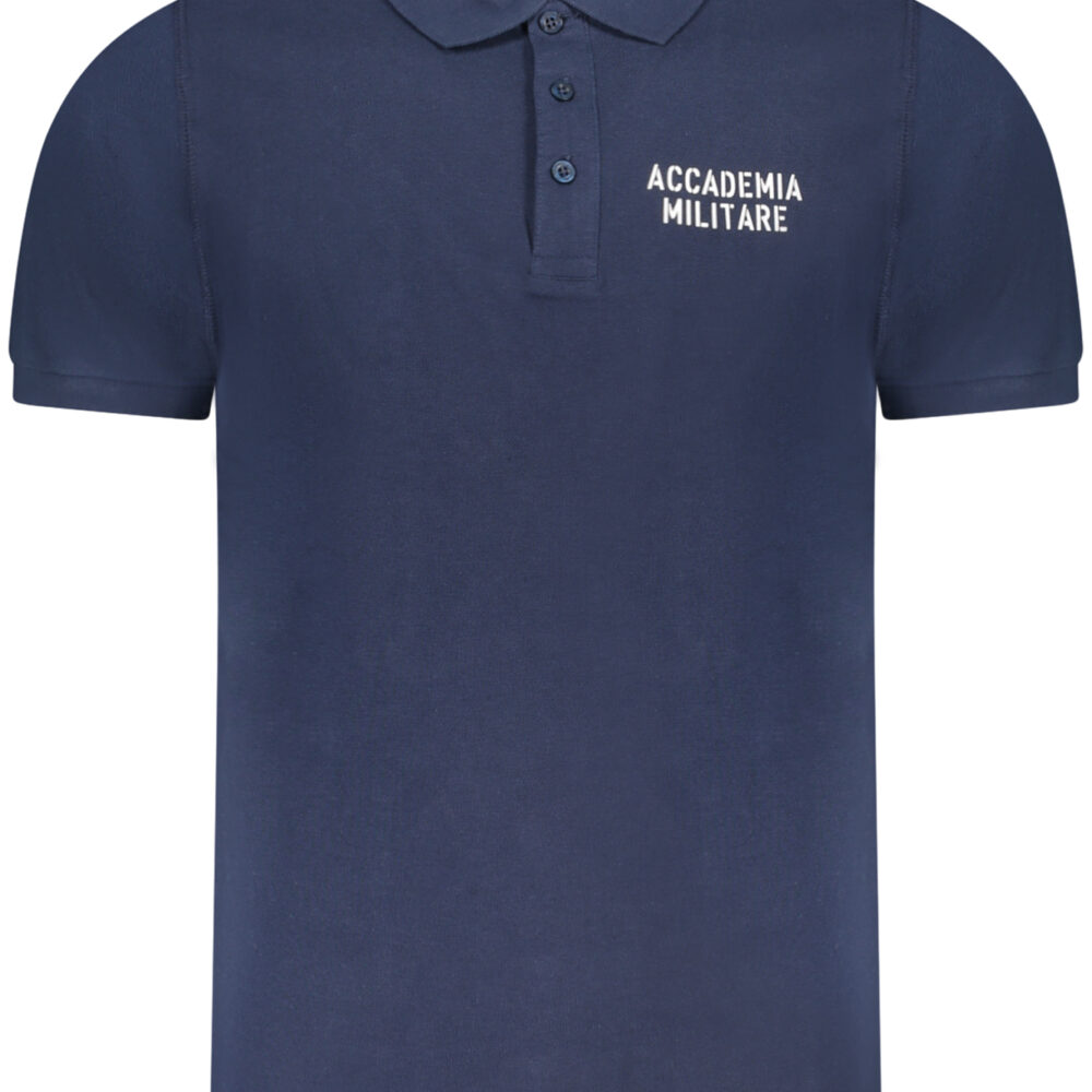 ACCADEMIA MILITARE POLO MANICHE CORTE UOMO BLU