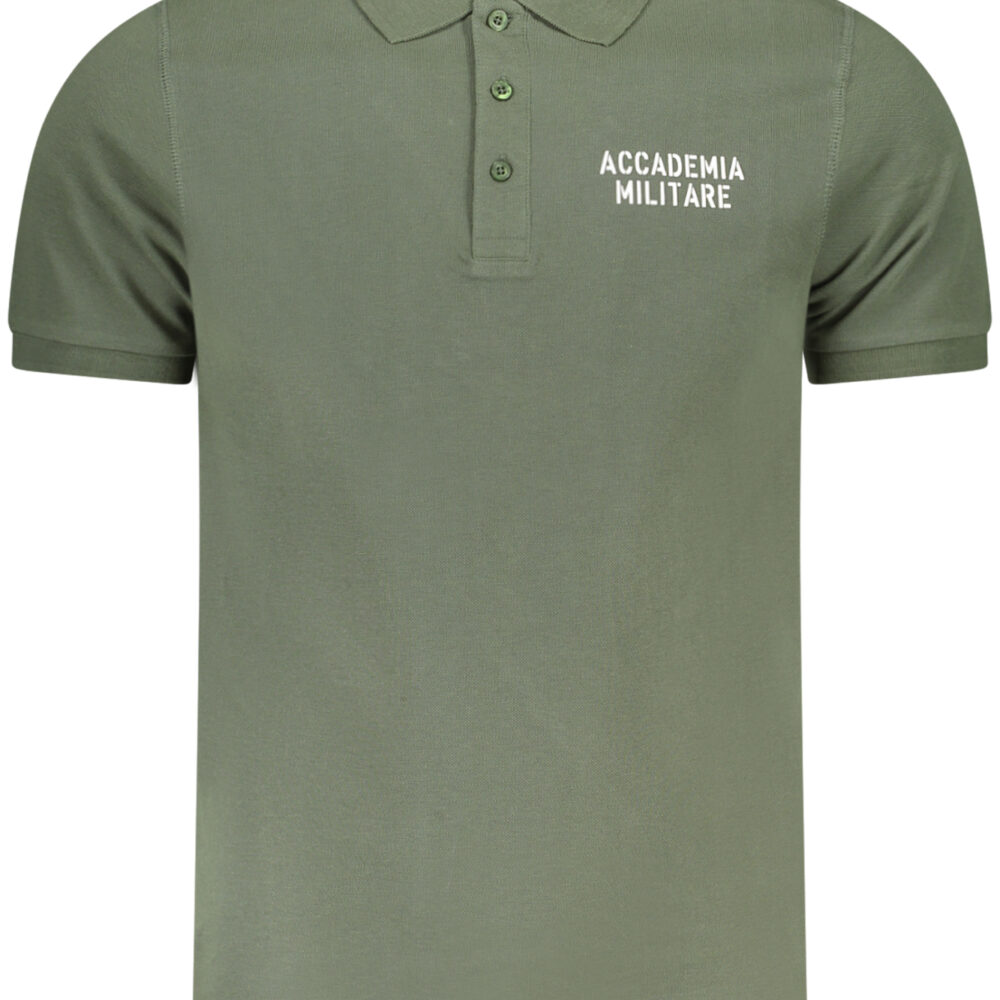ACCADEMIA MILITARE POLO MANICHE CORTE UOMO VERDE